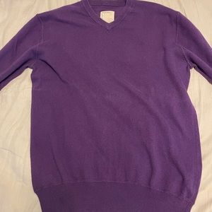 Life After Denim large purple sweater 90% cotton 10% cashmere